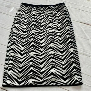 WHITE HOUSE BLACK MARKET ZEBRA Print Skirt